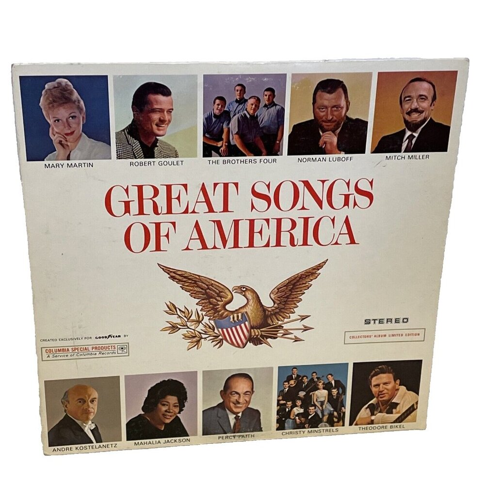 Great Songs Of America (Vinyl, 1967) Columbia Special Products CSP 133 VG+ LP